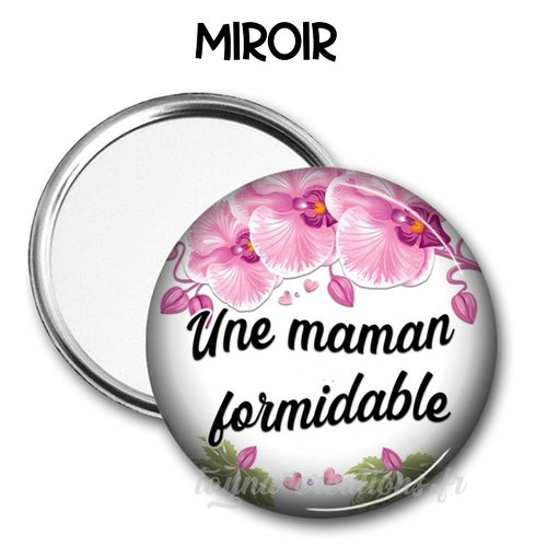 Miroir de poche – une maman formidable, deux tailles disponibles