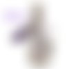 Votre prénom, porte clés belle sœur, porte clés violet