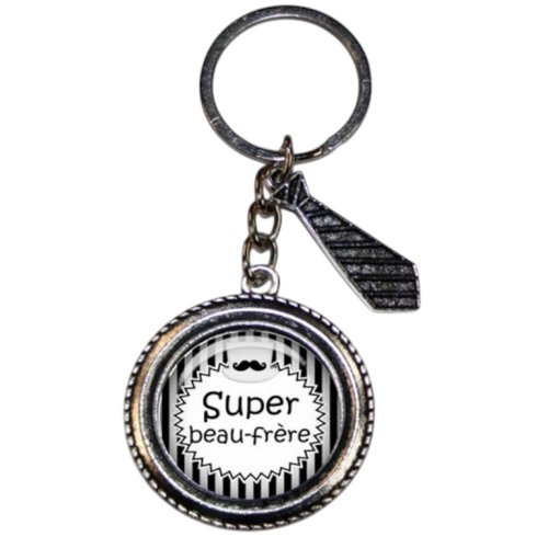 Porte clés super beau frère, cadeau pour homme