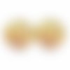 Puce chat licorne, boucle d'oreille licorne cabochon verre 12 mm