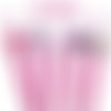 Stylo maîtresse fuchsia, cabochon maîtresse, cadeau pour fin d'année scolaire