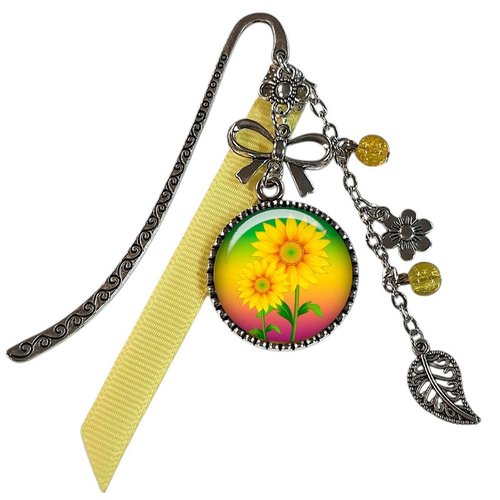 Marque-pages tournesol, cadeau pour ne plus perdre le fil de votre histoire