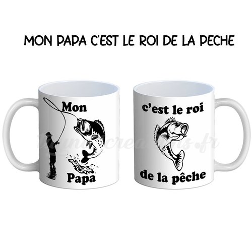 Mug papa roi de la pêche