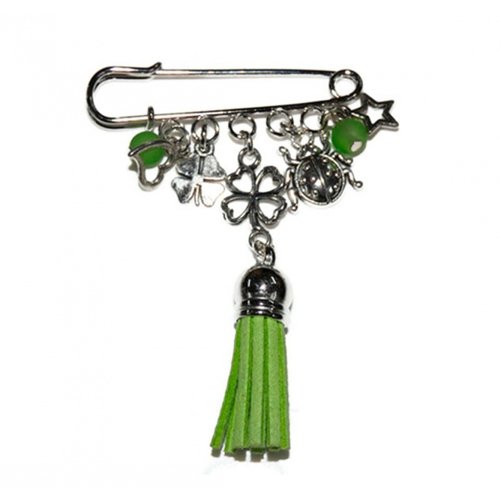 Broche épingle porte-bonheur, cadeau porte-bonheur