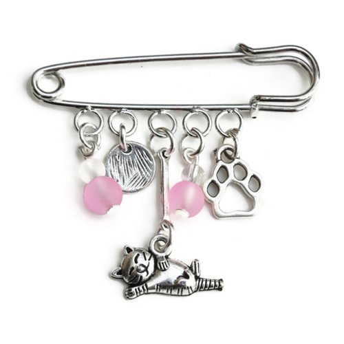 Broche chat, broche épingle chaton
