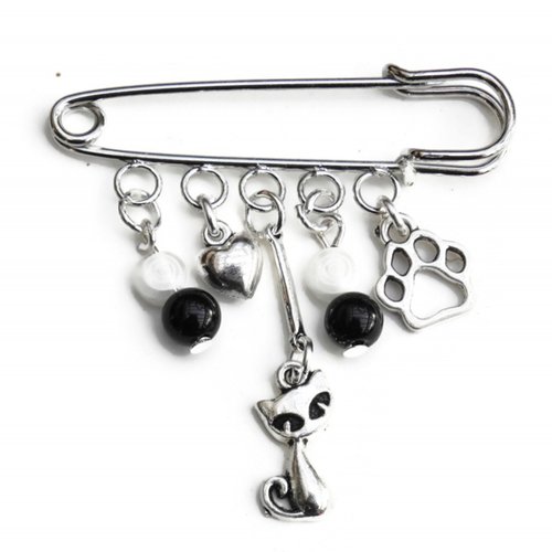 Broche chat, broche épingle chaton