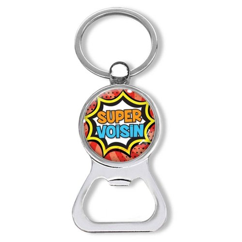 Porte clés voisin, décapsuleur super voisin