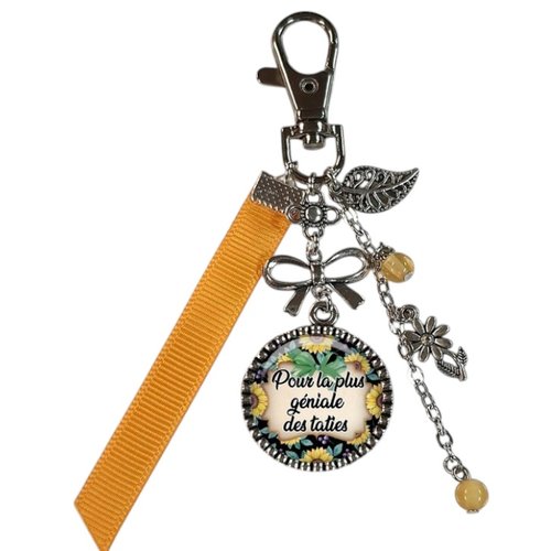 Porte-clés pour la plus géniale des taties