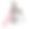 Porte-clés aide soignante qui déchire, bijou de sac aide soignante
