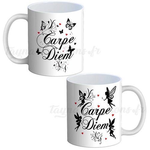 Mug carpe diem– tasse fée magique, cadeau pour elle