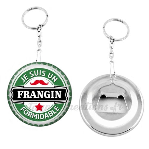 Porte clés décapsuleur frangin formidable