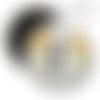 Magnet chat – magnet ch'adore, magnet 50 ou 75 mm, avec tournesol