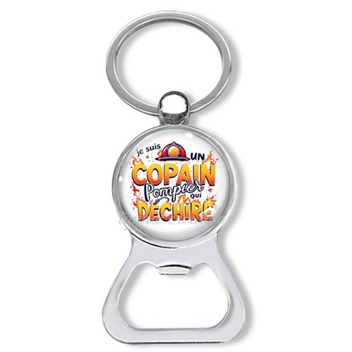 Porte clés je suis un mec simple j'aime la pétanque et l'apéro, décapsuleur sport pétanque
