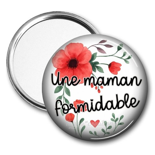 Miroir de poche – une maman formidable, deux tailles disponibles