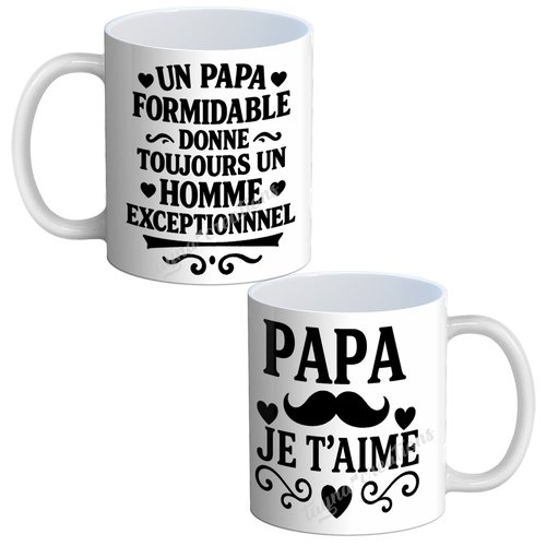 Mug papa, tasse un papa formidable donne toujours un homme exceptionnels
