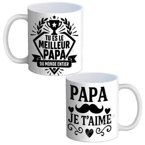 Mug papa, tu es le meilleur papa du monde entier