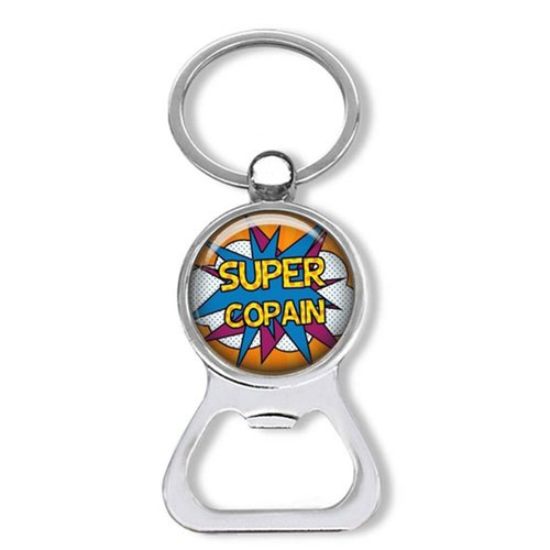 Porte clés super copain, décapsuleur copain