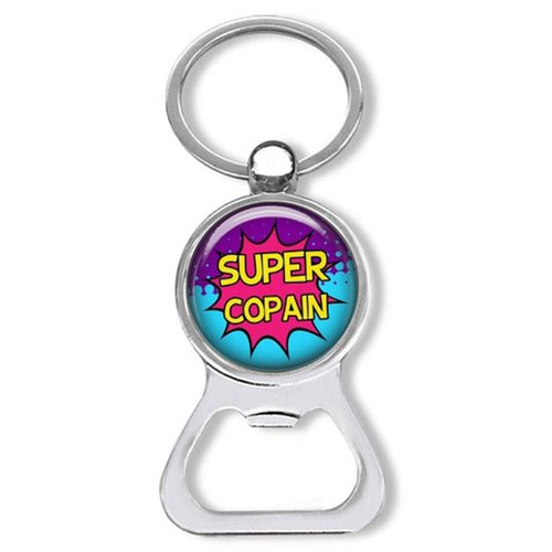 Porte clés super copain, décapsuleur copain