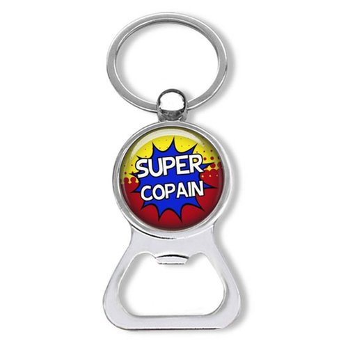 Porte clés super copain, décapsuleur copain