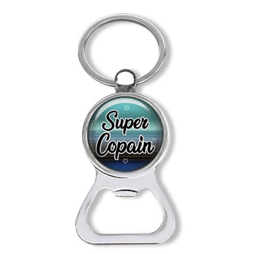 Porte clés super copain, décapsuleur copain