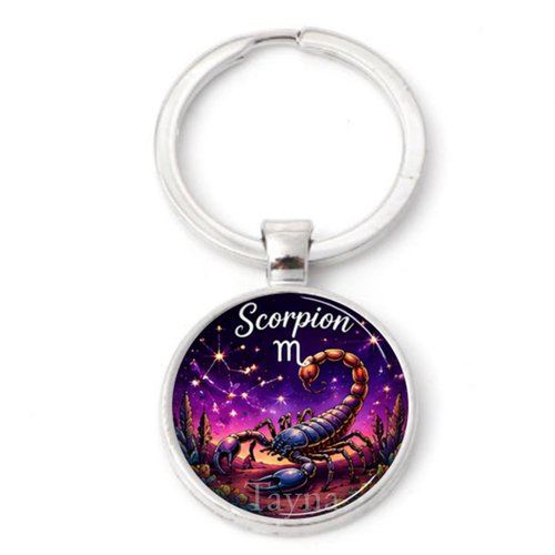 Porte clé scorpion signe astrologique