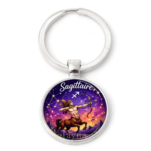 Porte clé sagittaire signe astrologique