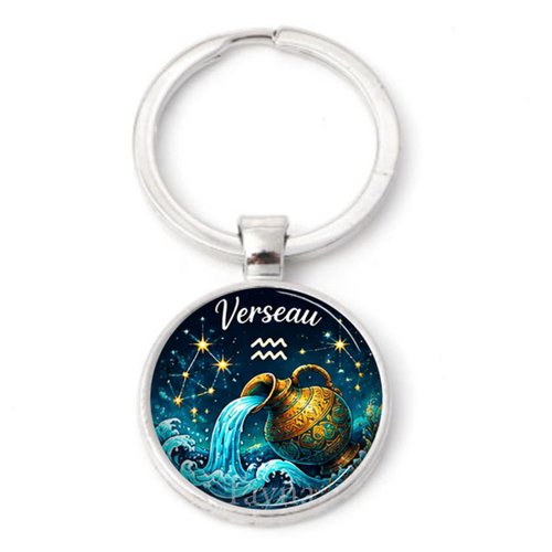 Porte clé verseau signe astrologique