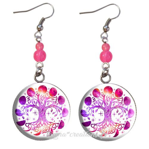 Boucles d’oreilles  arbre de vie