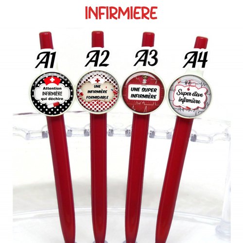 Stylo infirmière, thème médical
