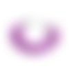Bracelet maillons violet mat