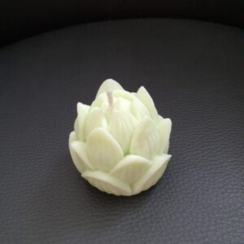 Bougie fleur de lotus - senteur noix de coco
