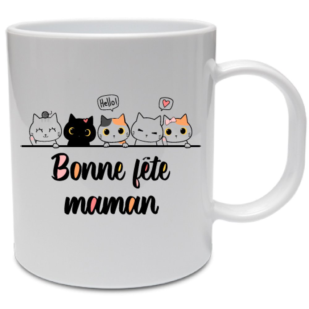 Mug Tasse Bonne Fete Des Meres Cadeau Personnalisable Un Grand Marche