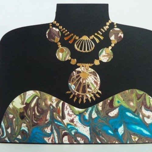 Carte bustier et parure black
