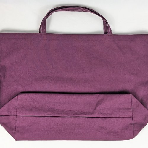 Sac cabas – sac pour les courses - sac violet - téodorine