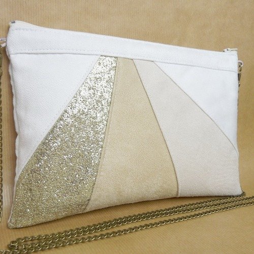 sac pochette blanche