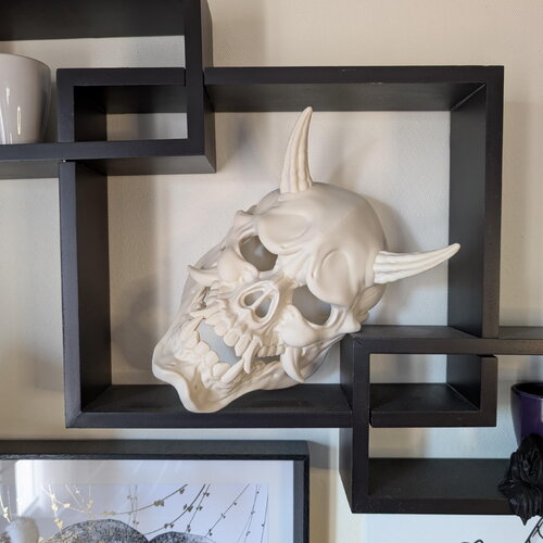 Masque hannya japonais style os - masque oni samouraï pour cosplay et décoration murale - impression 3d premium - cadeau geek &amp; japon