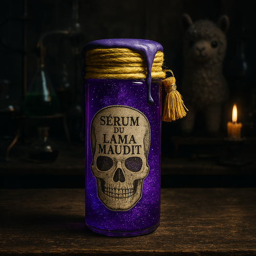 Potion decorative serum du lama maudit