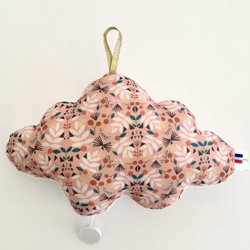 Coussin musical, coussin nuage, cadeau naissance