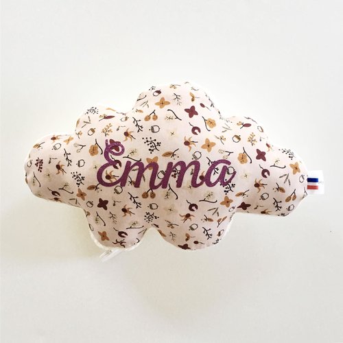 Coussin musical, coussin nuage, cadeau naissance
