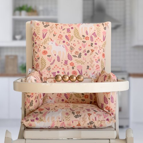 Coussin chaise haute licorne
