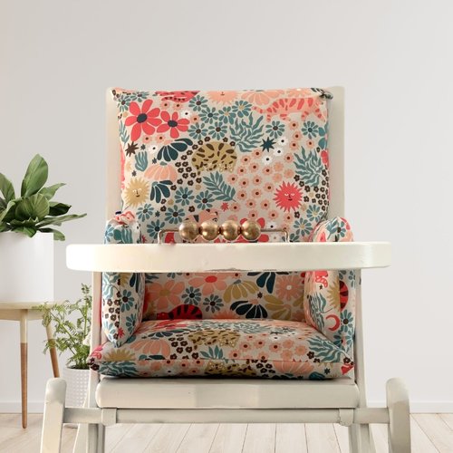 Coussin chaise haute miaou