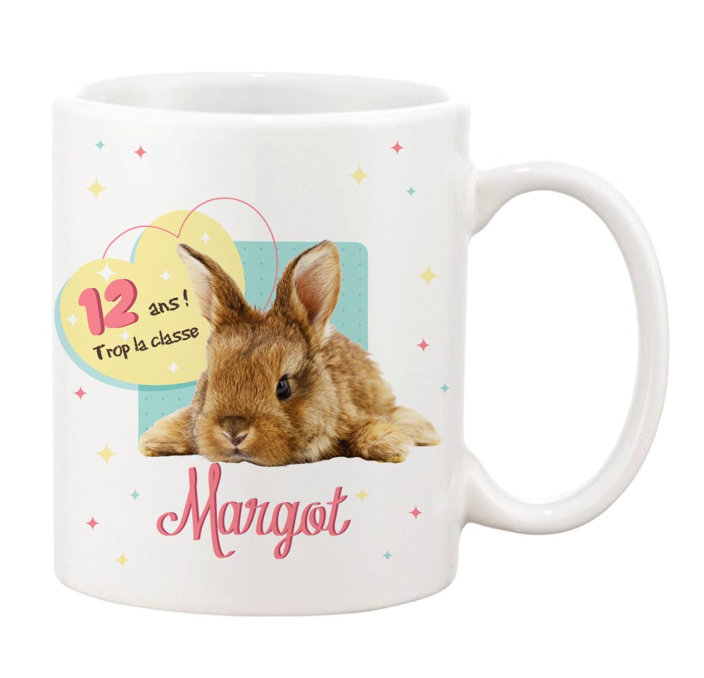Mug Ceramique Lapin Mignon Anniversaire Enfant Personnalisable Prenom Cadeau Original Un Grand Marche Mug Ceramique Lapin Mignon Anniversaire Enfant Personnalisable Prenom Cadeau Original Un Grand Marche
