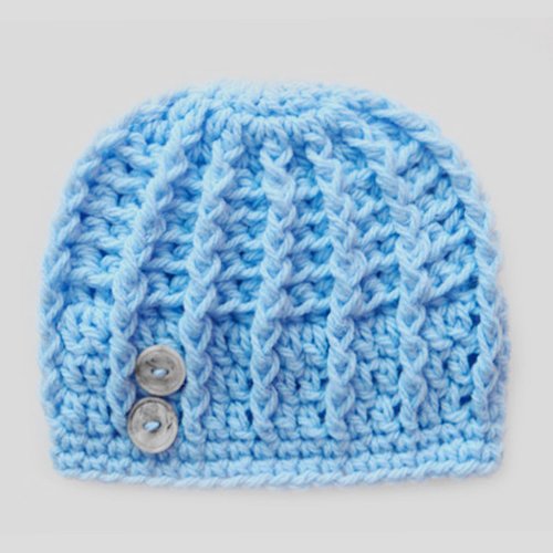 Bonnet bleu bonnets garçons crochetés naissance cadeau bébé hôpital