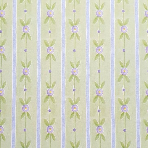 Papier scrapbooking duo 30.5 x 30.5 cm poésie bleu violet parme vert