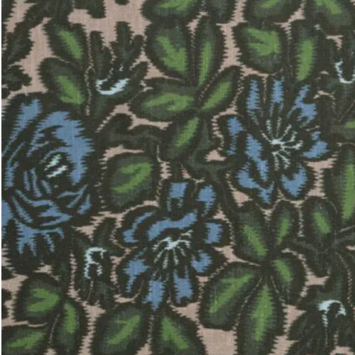 Tissu lin fleuri coloré, tissu à motifs fleurs, fibre textile, rideau siège tenture, textile ameublement, garniture, etoffe,