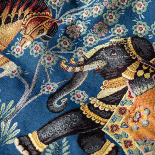 Tissu jacquard résistant à motifs, fibres textiles, rideaux sièges tentures, textile ameublement, garnitures, etoffes, tapisseries,