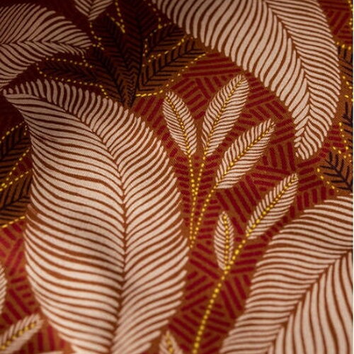 Tissu coton fleuri coloré, tissu à motifs fleurs, fibre textile, rideau siège tenture, textile ameublement, garniture, etoffe