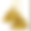 Embrasse guipee 2 glands 14.50cm 10 coloris, passementerie française haut de gamme, rideaux, embellissement, agréments,