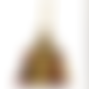 Gland de cle 14.50cm, passementerie française haut de gamme, rideaux, embellissement, agréments,