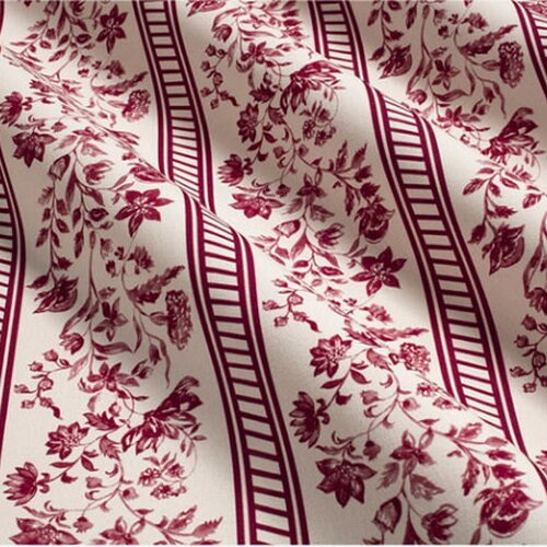 Tissu coton fleurs et rayures, tissu à motifs, fibre textile, rideau siège tenture, textile ameublement, garniture, etoffe,